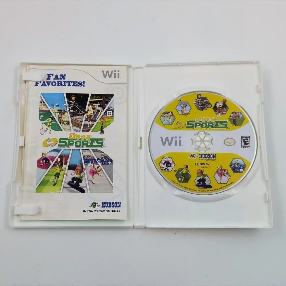 Deca Sports Fan Favorites! Nintendo Wii Video Game Multiplayer 10 Sports